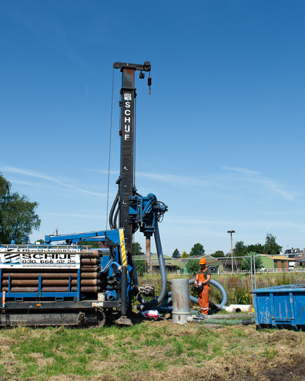 Machine en medewerker