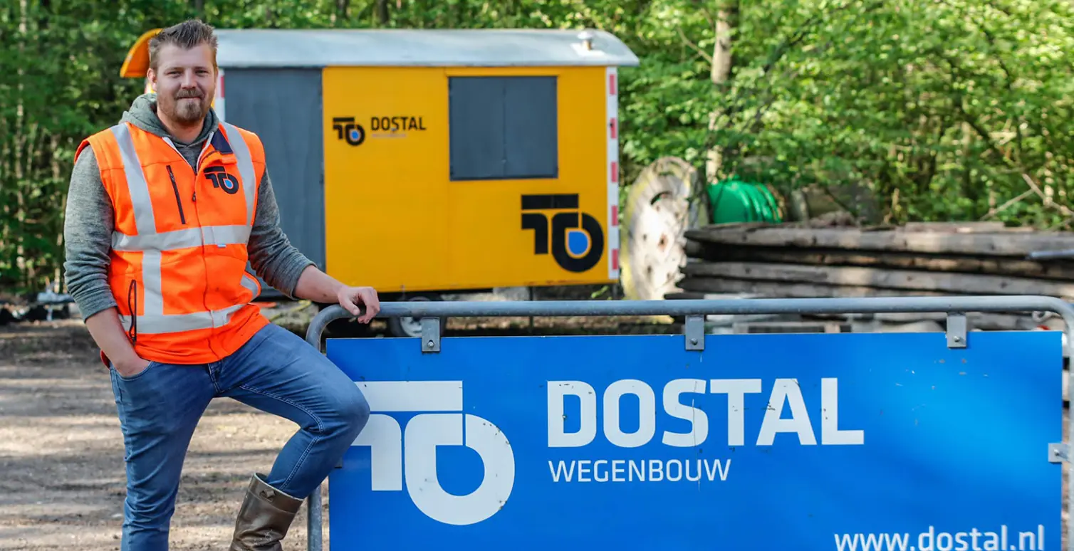 Joost bij bord
