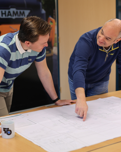 Eric en Ivo in kantoor