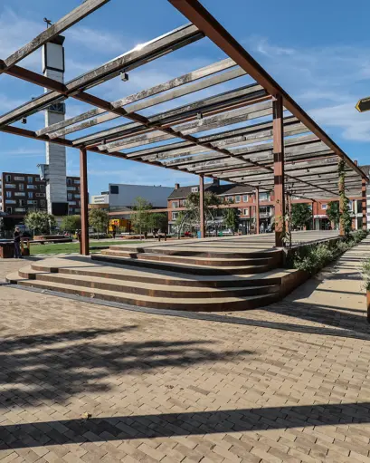 Markplein Hengelo straatwerk